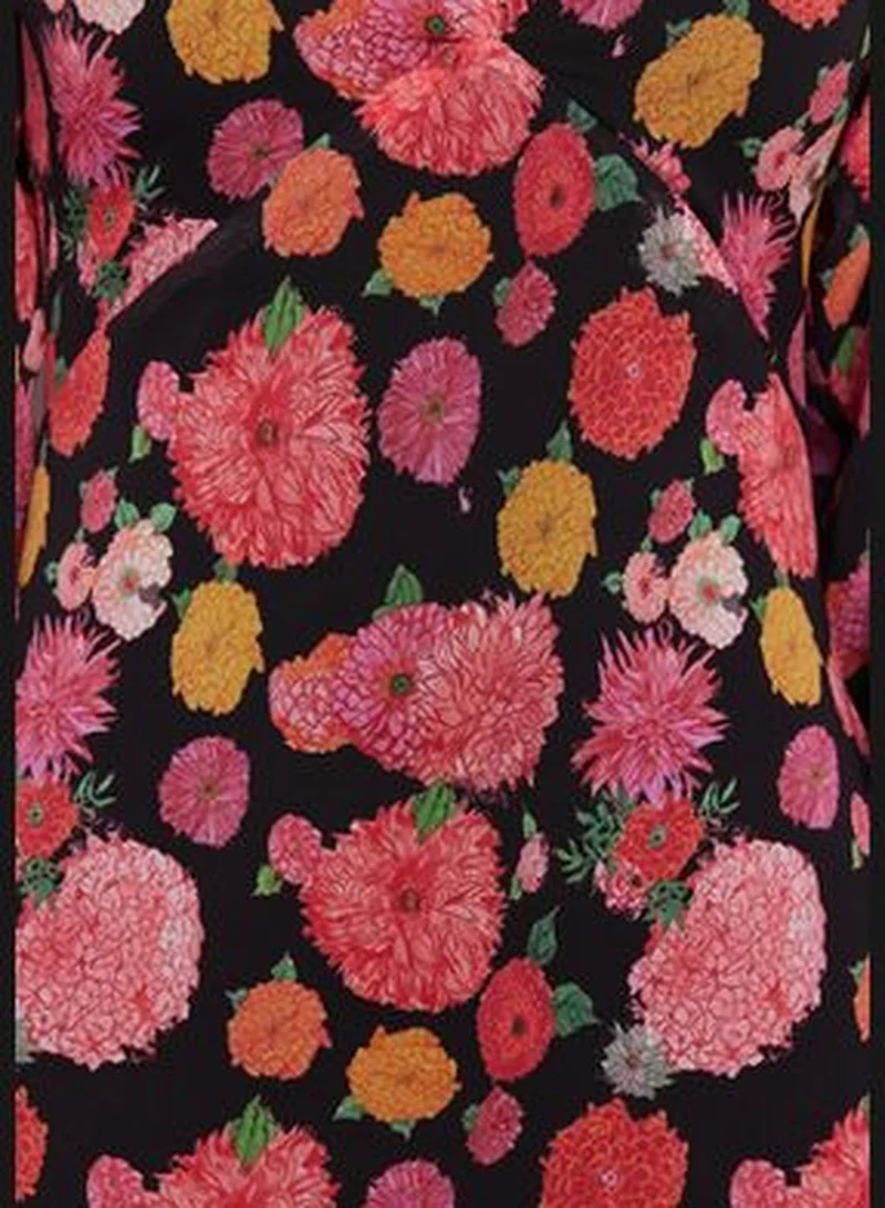 trendyol Floral Print Midi Dress