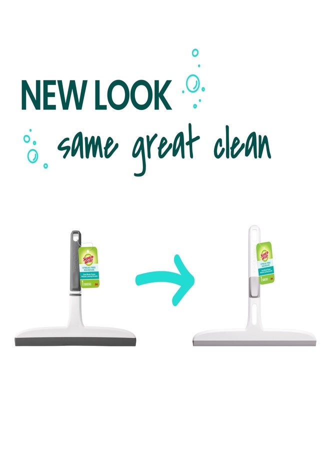 Scotch Brite Scotch-Brite Dual Blade Squeegee, Safe on Mirrors, Glass Shower Doors, Windows and More, 4 Count - Image 2