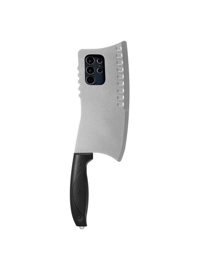 اس-توب جراب لهاتف Samsung Galaxy S23 Ultra 5G بتصميم سكين مطبخ مقلد من مادة TPU + جراب هاتف من الكمبيوتر الشخصي - Image 1