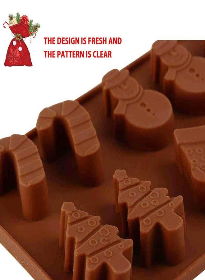 Barasti Chocolate Mould Silicone Chocolate Making Mould Food Grade Baking Mold Kitchen Tools for Homemade Chocolates Candy Christmas Desserts Flexible Reusable Baking Mold - Image 4