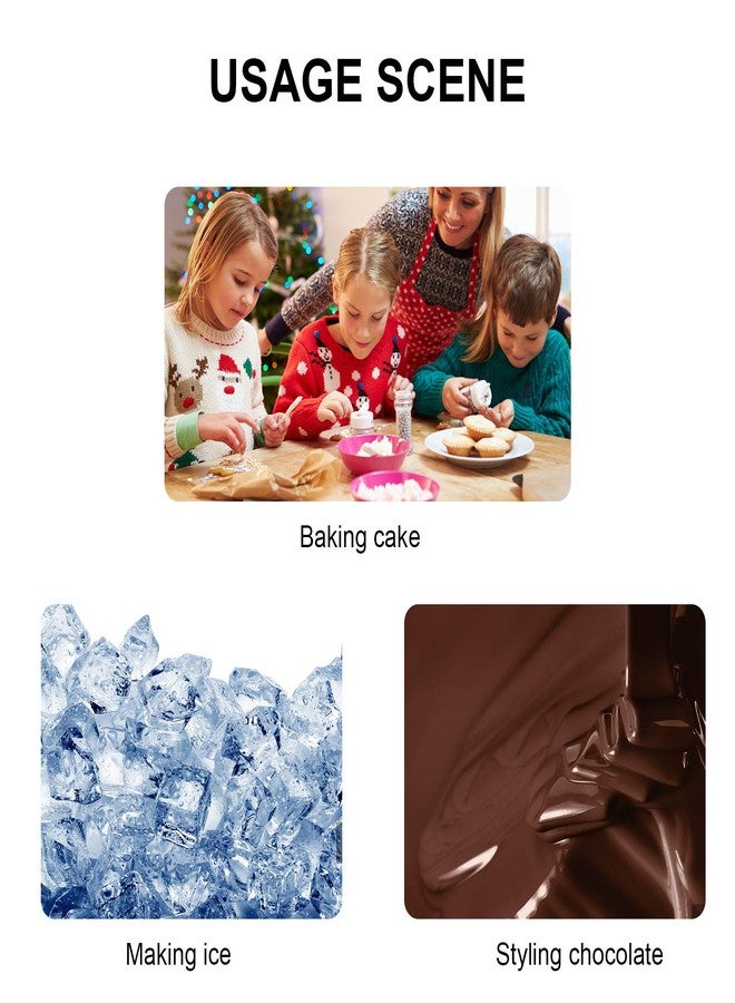 Barasti Chocolate Mould Silicone Chocolate Making Mould Food Grade Baking Mold Kitchen Tools for Homemade Chocolates Candy Christmas Desserts Flexible Reusable Baking Mold - Image 3