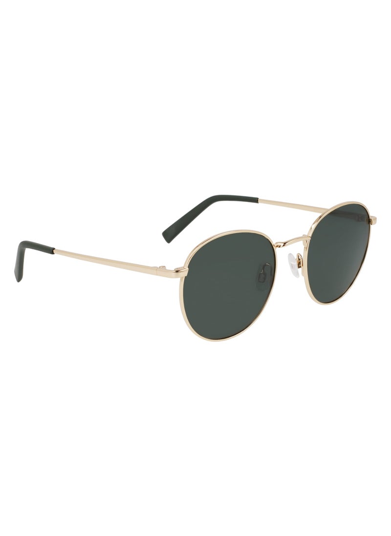 NAUTICA Unisex UV Protection Round Shape Metal Sunglasses N100SP-717-5120 - Lens Size: 51 - Gold  - Image 3