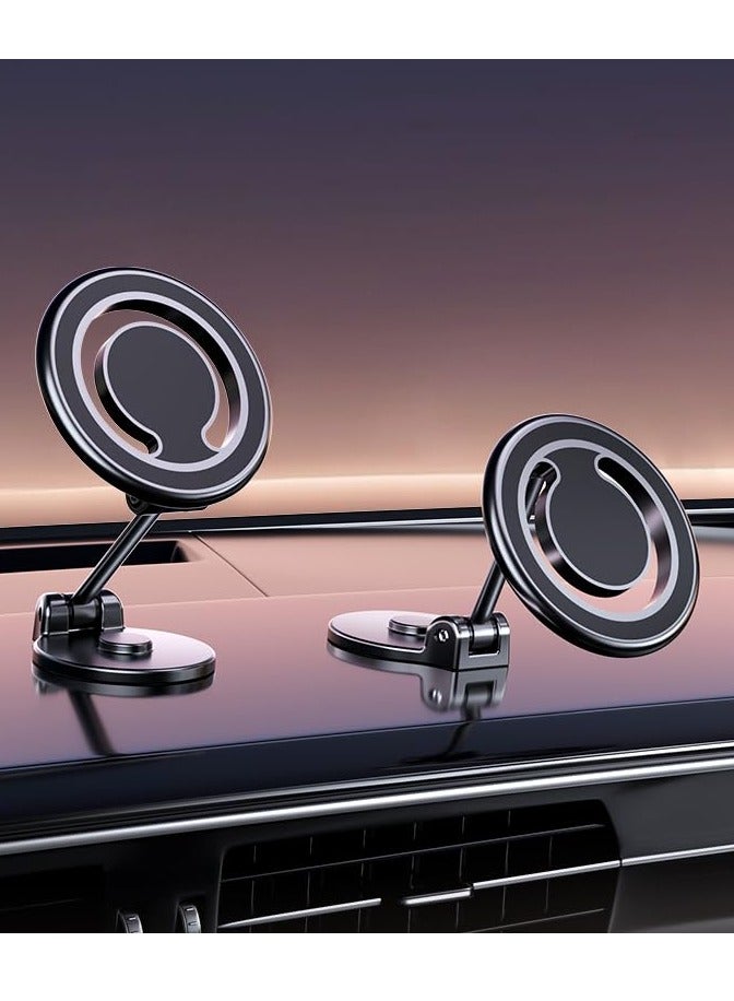 Excefore Car Mount Foldable Strong Magnetic Phone Holders for Your Car Metal Car Phone Mount with Swan Neck Design Carmount - Image 1