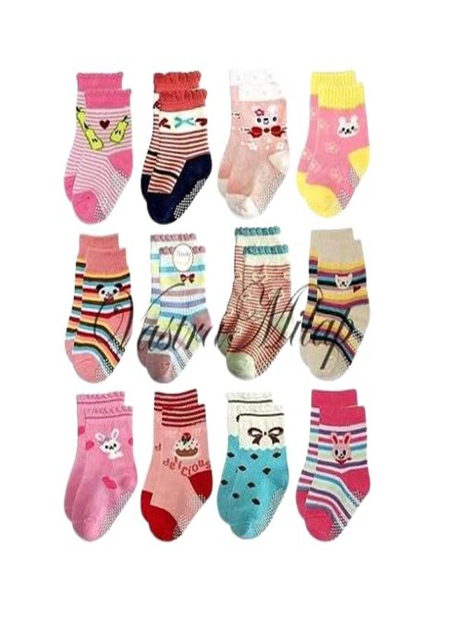 Baby Kids Boys Printed Multicolour Socks(pack of 6)_Kids_socks13_0-3 Months