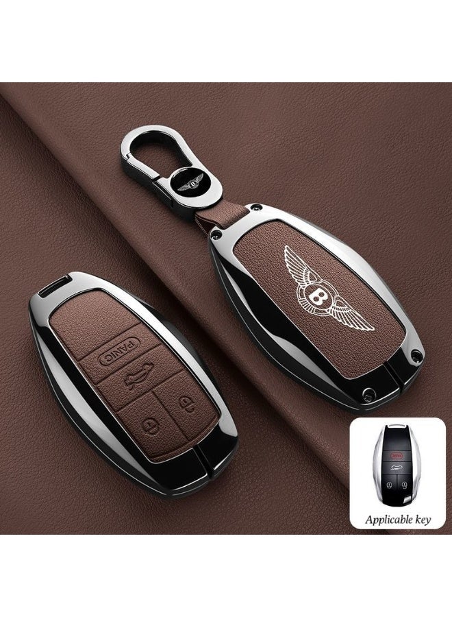 High-end car key cover, suitable for Bentley Flying Spur key cover, Bentayga, PHEV, Bentley Mulsanne, Bentley Continental GT high-end car key covers
