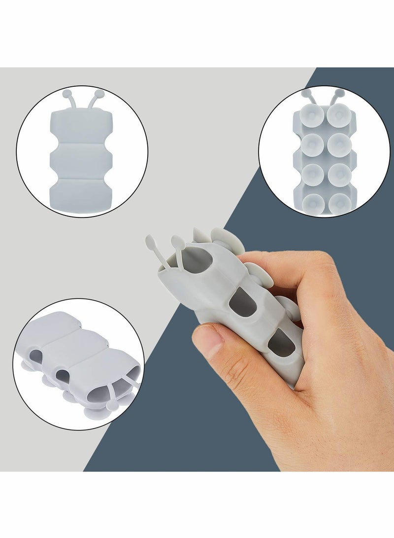 SOLARAE Shower Head Holder, Shower Head Suction Cup Holder Silicone Relocatable Wall Shower Head Holder Without Drilling Adhesive Mount Bracket for Senior Kid Adult... - Image 4