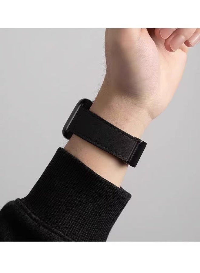 Watch Band Compatible for Apple Watch Series Band 42mm 44mm 45mm 46mm 49mm women, Genuine Leather Double Tour Designed Slim Replacement Strap for iWatch Series10 9 8 7 6 SE - Image 2