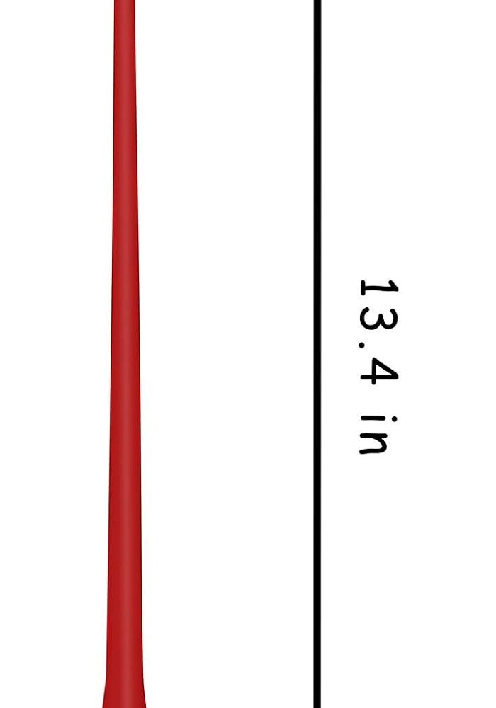 ONE250 13-Inch Flexible Rubber Antenna for Toyota Vehicles - Red - Image 2
