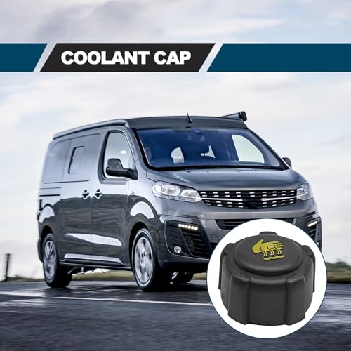 RBOKO Car Radiator Coolant Reservoir tank Cap Replacement Compatible with Nissan Dacia Fiat Mercedes-Benz Opel Rena Renault Vauxhall, Replace# 21430-AX30A 8200048024 - Image 4