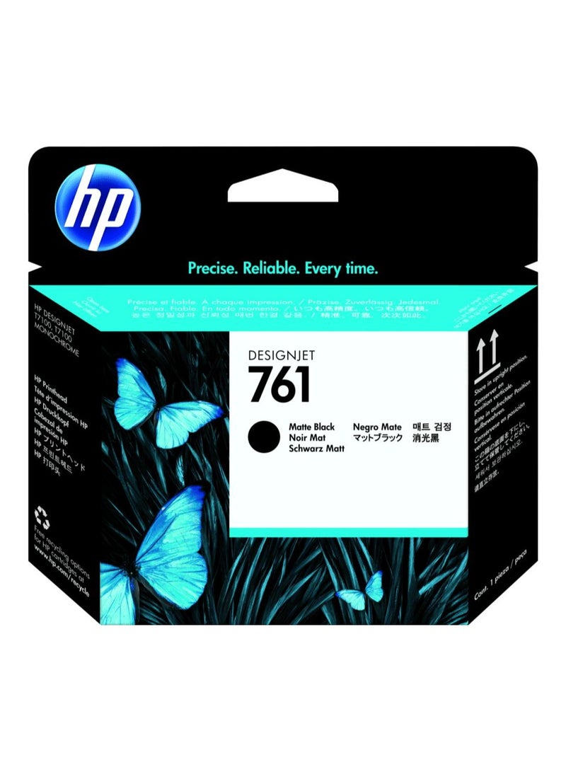 HP 761 Matte Black/Matte Black DesignJet Printhead Matte Black