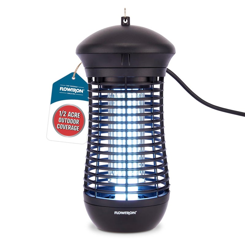 Flowtron Outdoor Bug Zapper | 4000 Volt Electric Insect Killer with 1/2 Acre Coverage | Non-Clogging Shock Grid | Kills Mosquitoes Flies & Flying Insects | Patio Deck Yard Camping | ETL Certified - Image 1