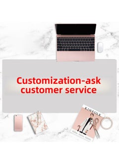 Quick Key English Mousepad For IP Computer Office Use Anti-Slip Durable Fabric Bottom Ideal For Calculator And Desktop-Color:200*240*2mm (wireless Frame)-Pattern:Buyers Bring Their Own Map