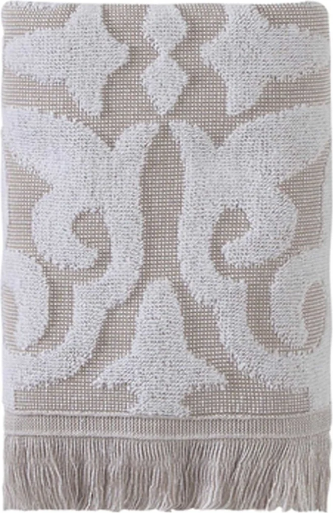 Efabrika Lesly Cotton 3 Piece 40X75 Hand Face Towel Set - Beige