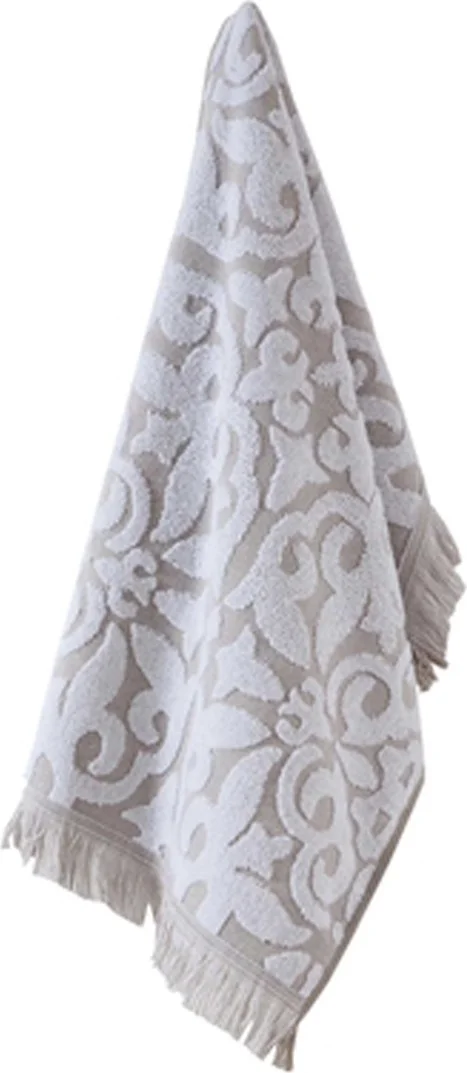 Efabrika Lesly Cotton 3 Piece 40X75 Hand Face Towel Set - Beige