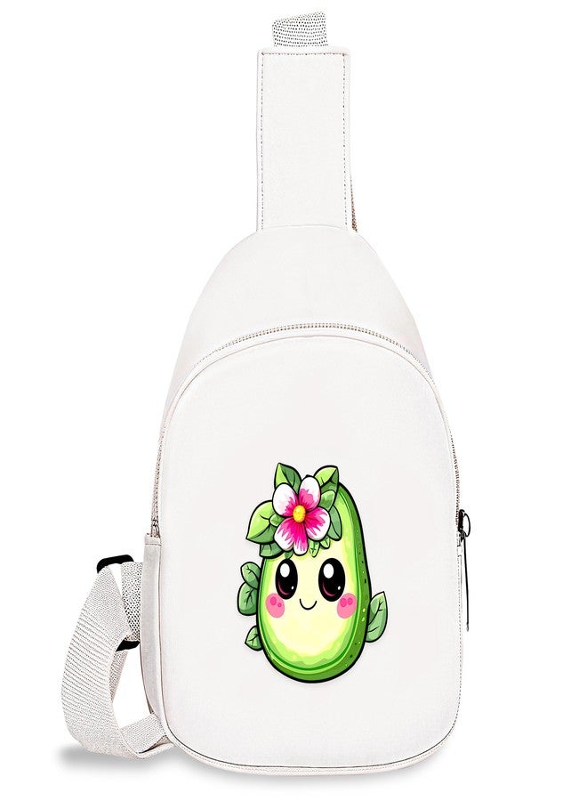 BJDAMAI Avocado Mini Sling Bag, Crossbody Bag, Toddler Purse For Girls, Gifts For Daughter, Sister, Niece, Avocado Lovers Themed Gifts Stuff Accessories Things Merchandise Items! - Image 1
