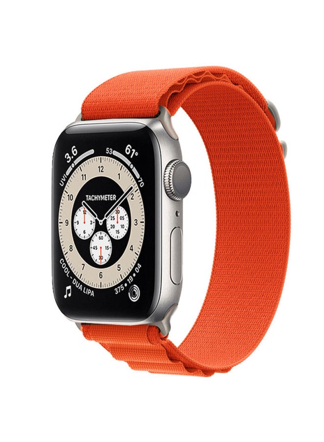 Alpine Loop Strap Woven Nylon Ultra2 For Apple Strap Iwatch1-89 Generation Universal-Color:Metal Head 42/44/45/49mm ]