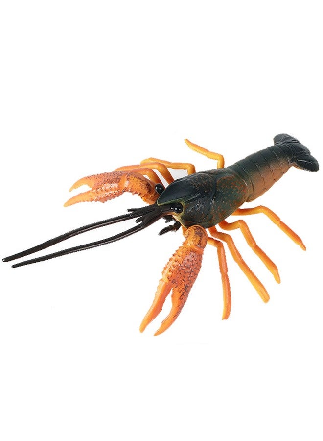 JOKFEICE Ocean Sea Animal Toys, Realistic Crayfish Fairy Garden Accessories, Learning Educational Toys for Christmas Birthday Cake Topper for Kids (Green) - Image 1