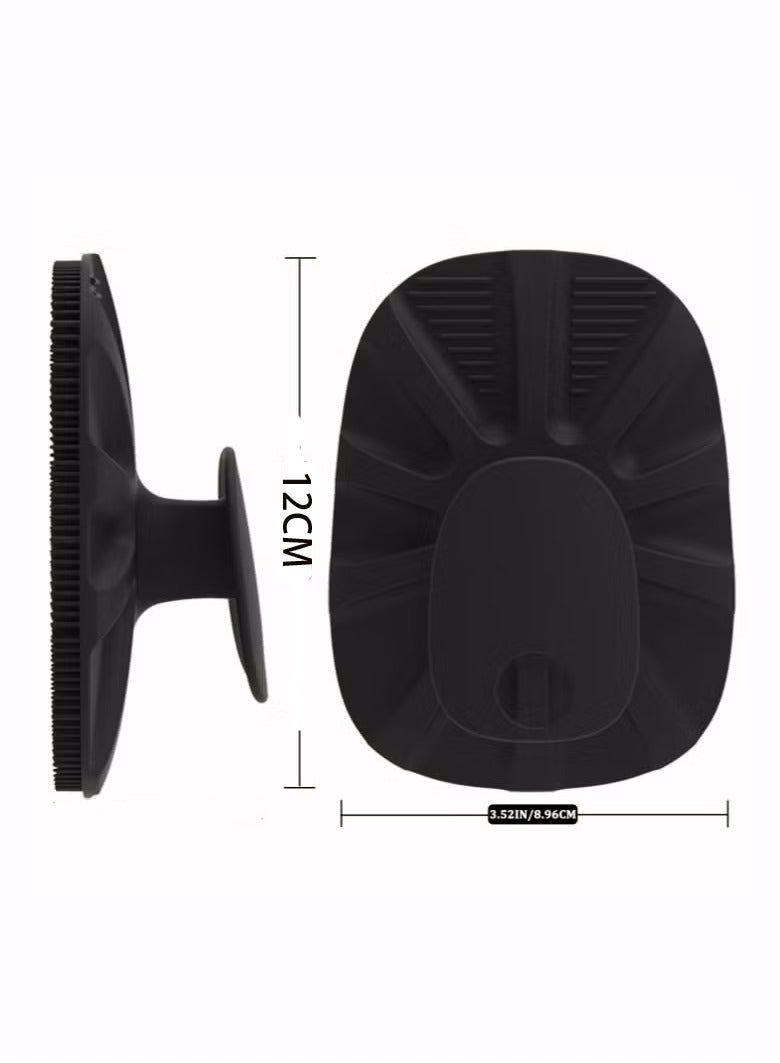 Silicone Body Scrubber Shower Bath Body Brush for Men Women,1 Pack,Black - Image 5