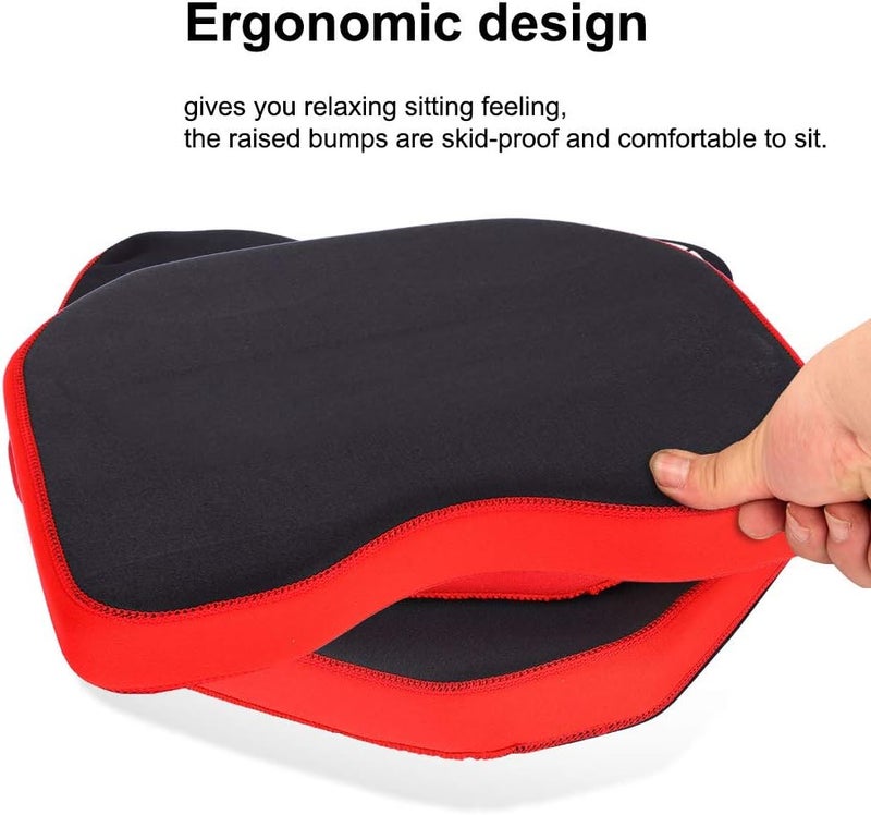 woobles Kayak Padded Seat, Kayak Canoe Fishing Boat Cushion Seat Padded Comfortable Soft Thicken Soft Kayak Canoe Fishing Boat Sit Seat Cushion Pad Accessory(Black) - Image 4
