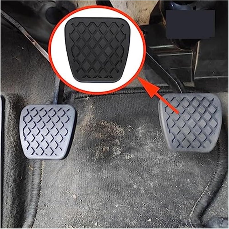 Wivplex Brake Clutch Foot Pedal Pad Cover Set - Image 5