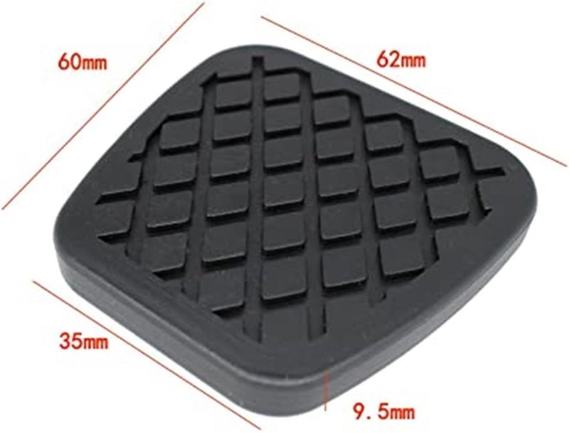 Wivplex Brake Clutch Foot Pedal Pad Cover Set - Image 3