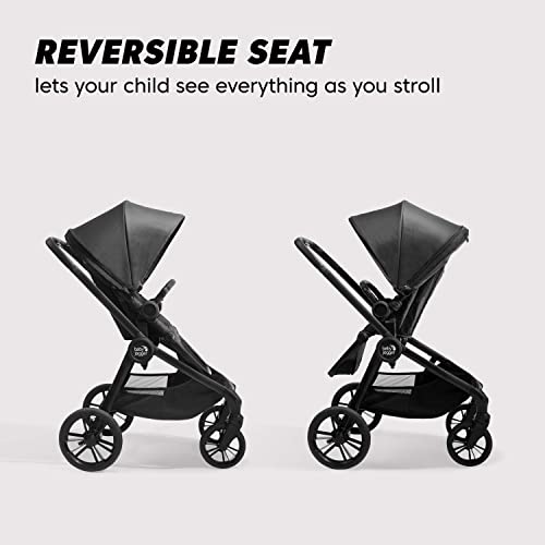 Baby Jogger® City Sights® Stroller - Convertible Stroller with Compact Fold Rich Black - Image 3