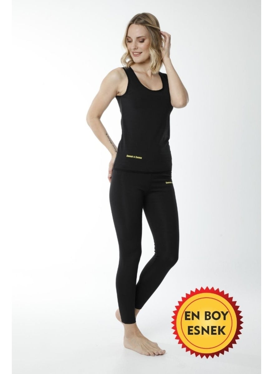 TECHNO 8Q - Thermal Tights Top and Bottom Athlete Exercise Tracksuit - Image 1