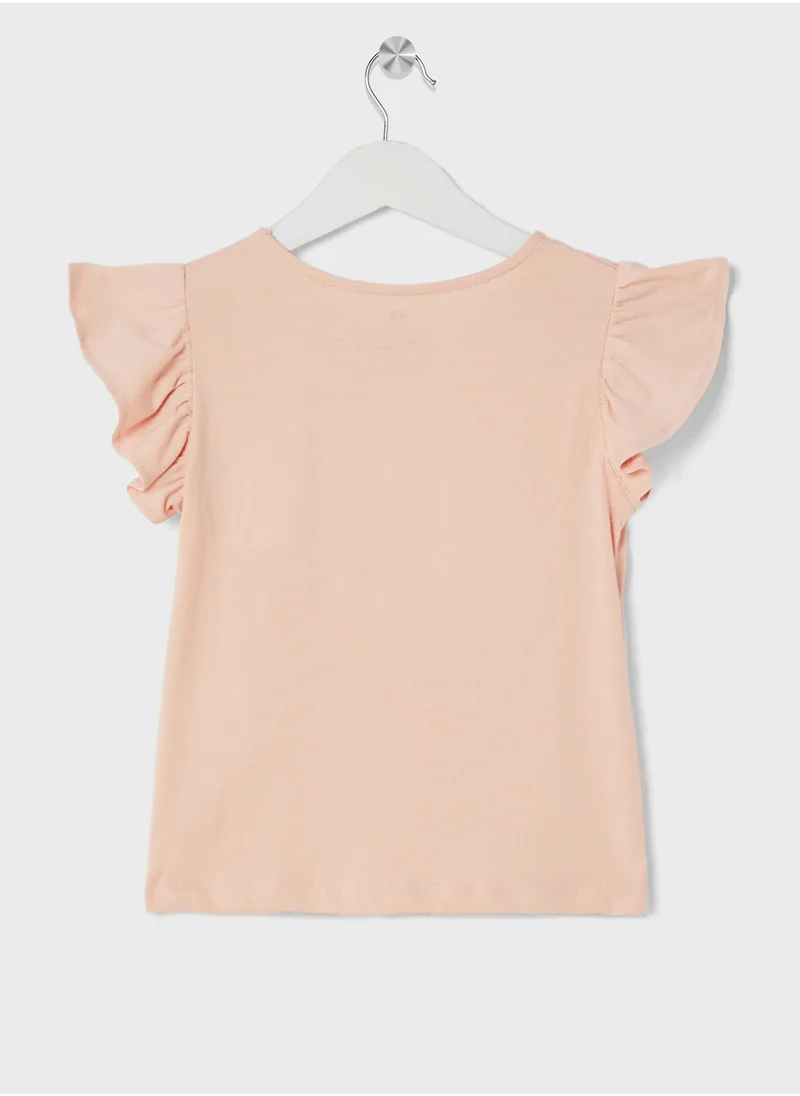 H&M Flutter-Sleeved Top