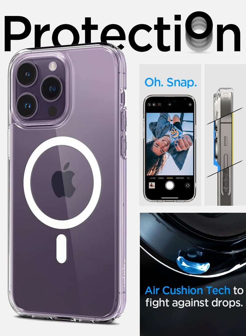 Spigen Ultra Hybrid Mag iPhone 14 Pro Case Cover with Magsafe - White - Image 4