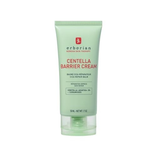 Erborian Centella Barrier Cream Recovery Balm for Dry Sensitive Complexions Deep Ceramide Moisturizer Calms Repairs Texture Korean Skincare - Image 1