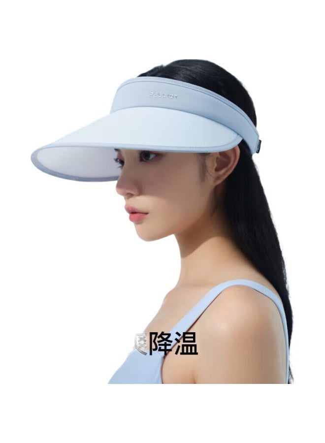 PELLIOT Sun Protection Hat For Women, Summer Uv-Resistant Wide Brim Visor Hat, Sunshade Cycling Cap 16123406 Off-White One Size Fits All - Image 2