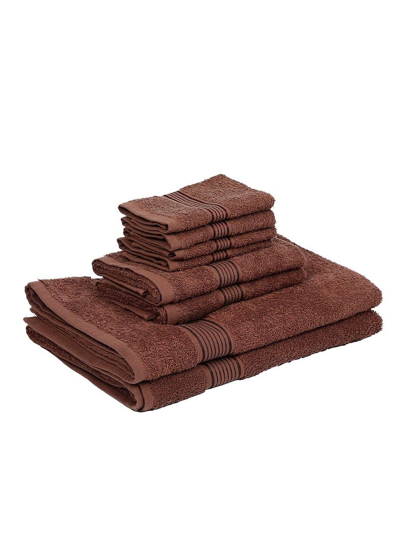 KOPA by Bianca [8pc Quick Dry 100% Cotton Soft Terry Towel -2pc Bath, 2pc Hand, 4pc Face (d'ross) - Super Absorbent, Lightweight, Odour Free - for Men, Women, Kids Solid-Multi - Image 4