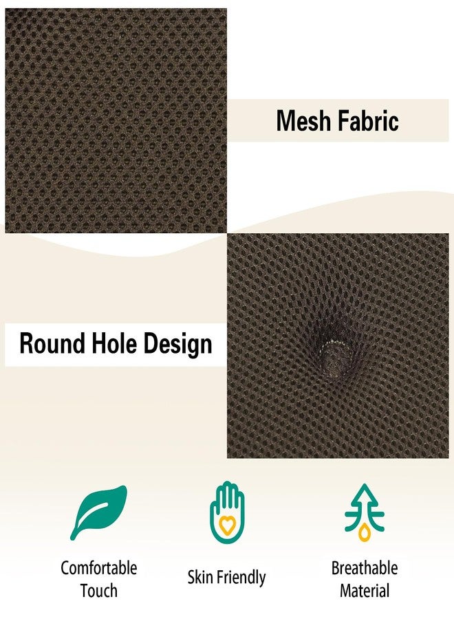 baibu Bar Stool Cushions, Super Breathable Round Bar Stool Cover Seat Cushion Brown 12" - One Cushion Only - Image 5