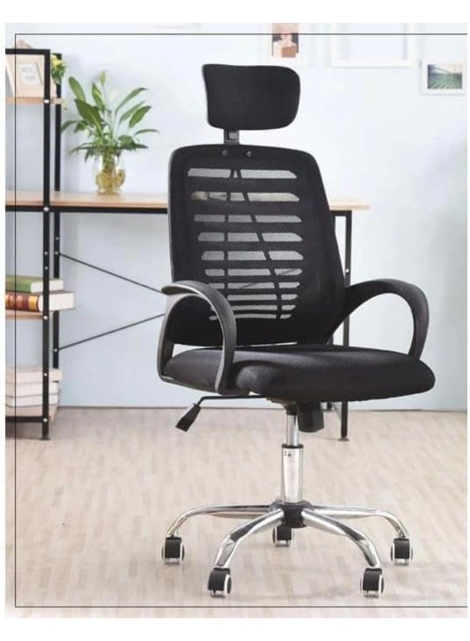Ergonomic medical office chair for office managers with a black mesh back for optimal productivity and superior comfort all day long - Image 4