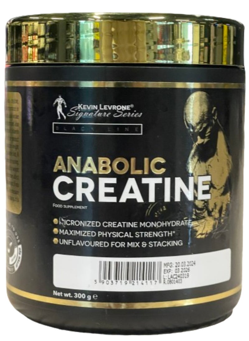 KEVIN LEVRONE - Kevin Levrone Anabolic Creatine 300 Gm Unflavored - Image 1