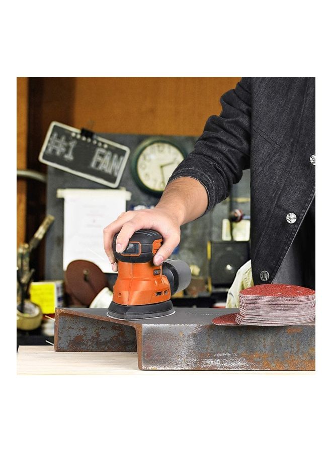 50-Piece 8 Holes Sanding Discs Sandpaper Brown - Image 5