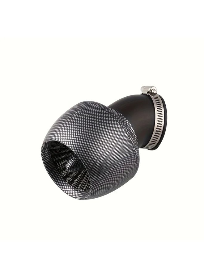 Black Motorcycle Air Filter 48 42 35 28mm Heavy Duty Mesh Enhanced Throttle Response Fuel Efficiency - Image 3