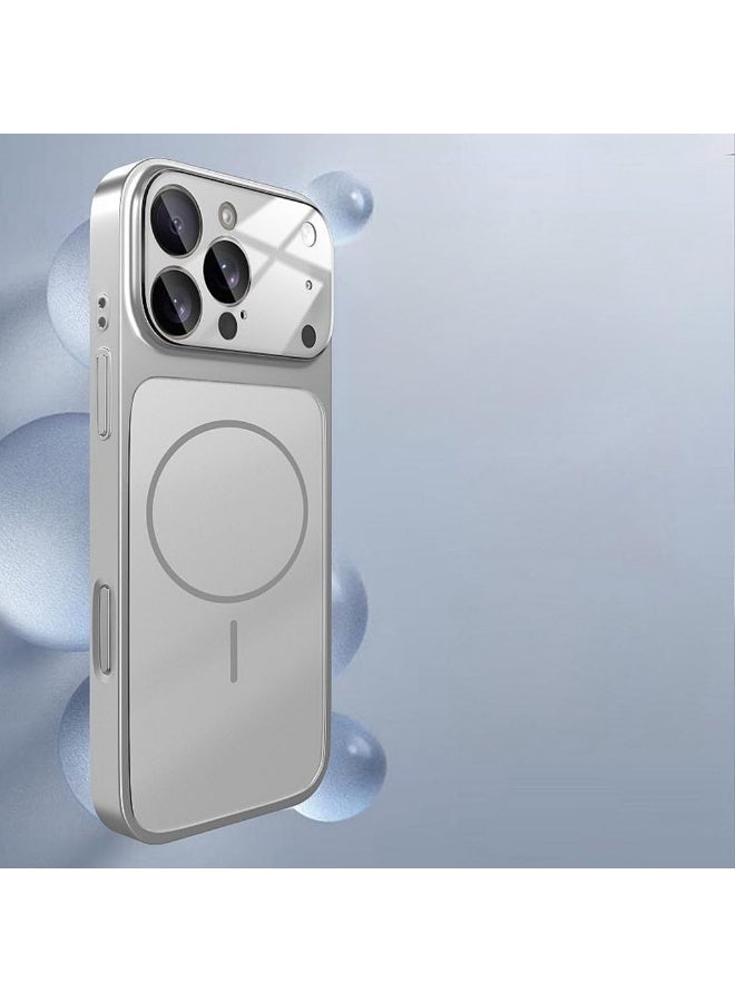 Magnetic Hard Case for iPhone 15 pro max Convertor Case, Full Glass Camera Lens Protector, Support Wireless Charging, Shockproof Cover for iPhone 15 Pro Max - Image 1