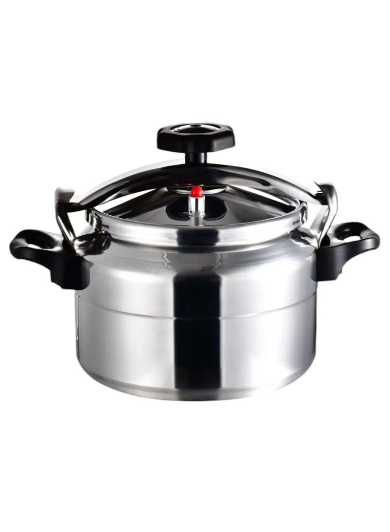 Smart Kitchen 5Liters High-Quality 5 Liters Aluminum Pressure Cooker – Perfect for All Recipes and Faster Cooking Silver/Black - Image 4