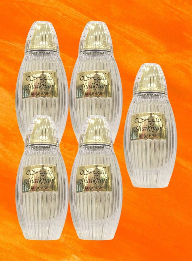 Alrehab 5 Pieces Shaikhah Perfume 100ml EDP - Image 1