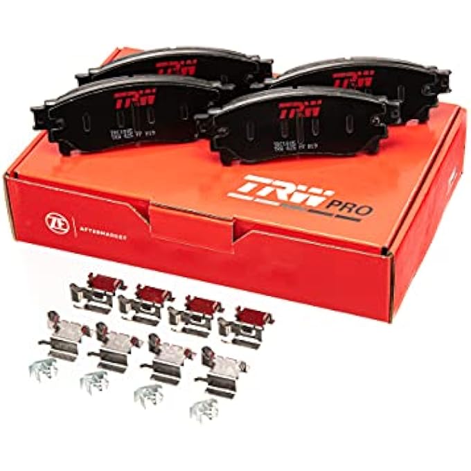 TRW Pro TRC1377 Disc Brake Pad Set For Ford Explorer 20112019 Rear And Other Applications - Image 4