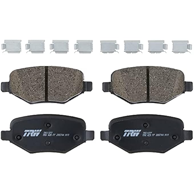 TRW Pro TRC1377 Disc Brake Pad Set For Ford Explorer 20112019 Rear And Other Applications - Image 1