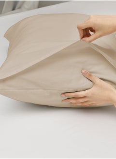 Master Home Textile Cotton Fitted Sheet Set, 100% Cotton, 200 TC, 3 Pieces King Size with 35 cm Deep Pocket  - Image 4