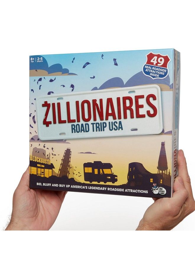 BIG POTATO Zillionaires Road Trip Usa: Family Board Game For Kids And Adults Board Games For Families Best New Board Games Great For 2 5 Playersâ€¦ - Image 2