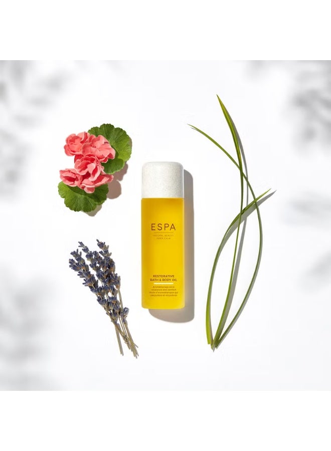 ESPA Restorative Bath and Body Oil 100ml - Image 3