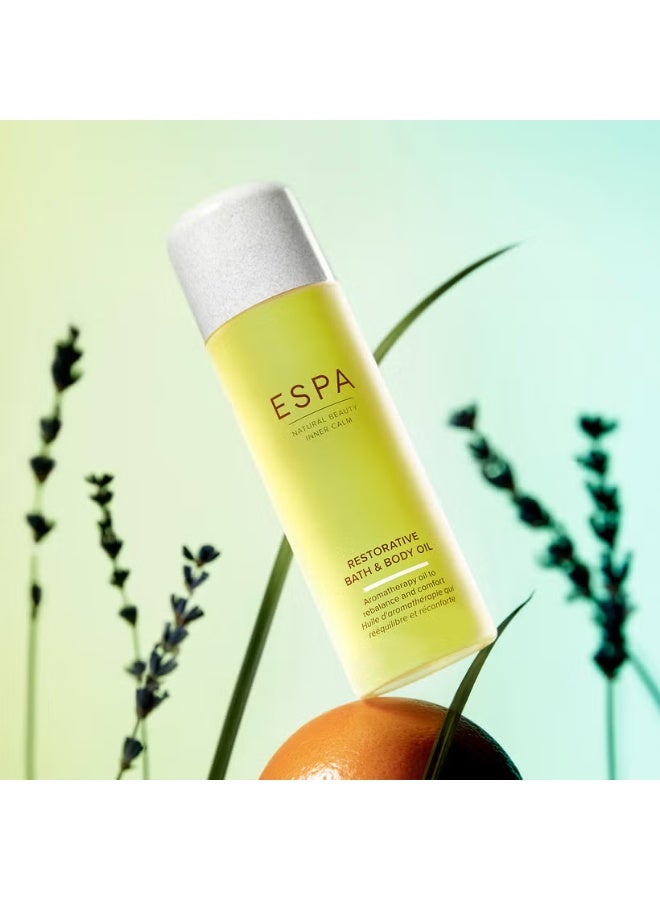 ESPA Restorative Bath and Body Oil 100ml - Image 2