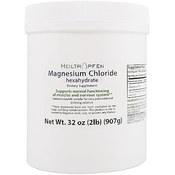 Heiltropfen 2 Pounds Magnesium Chloride Hexahydrate | Pharmaceutical Grade Ingredients | Third-Party Tested | Crystal Powder | Pure Ph. EUR., BP, USP, 100% | Heiltropfen® - Image 2