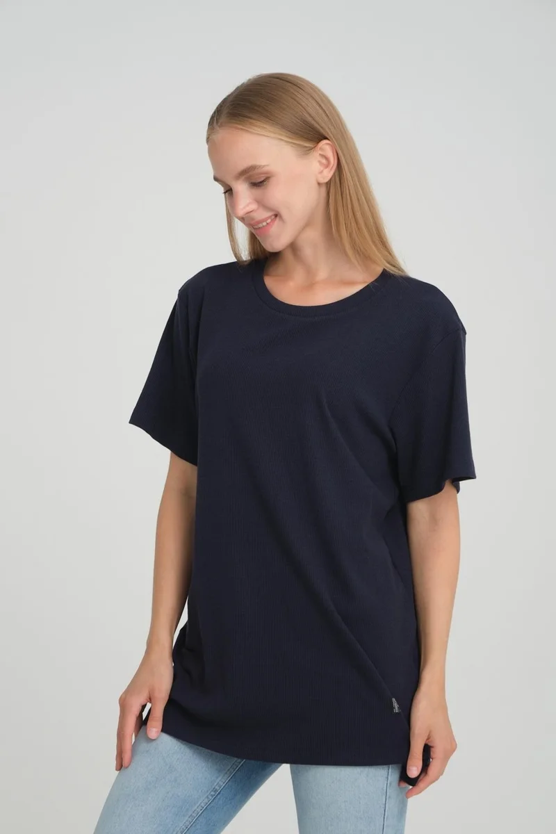 Alexander Gardi Crew Neck Ribbed Comfort Fit T-Shirt (E24-08301)