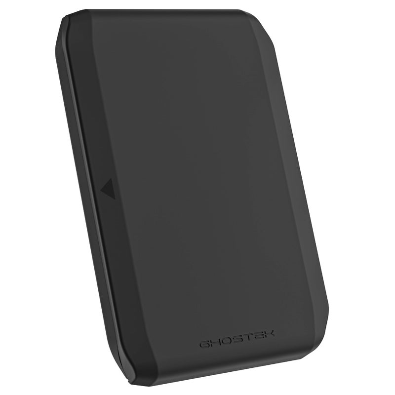 Ghostek Exec MagSafe Wallet for iPhone and Mag Safe Compatible Cases Devices - Magnetic Credit Card Holder with Secure Magnet Closure, Easily Detachable and Doubles as a Kickstand (Black) - Image 1