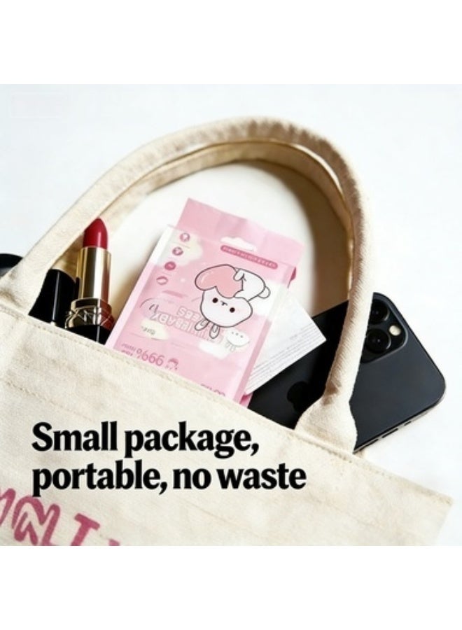 Mini Personal Travel Wipes 384 ​​Count ,99% Pure Water, Fragrance Free Hypoallergenic Wet Wipes - Image 4